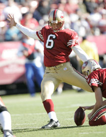 Joe Nedney in Aktion