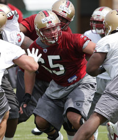 Cody Wallace in Aktion